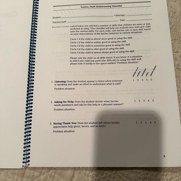 Skillstreaming the Elementary school child- program forms- new strategies! - Picture 5 of 11